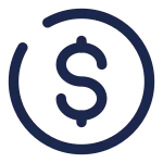 Dollar Minimalistic SVG Icon